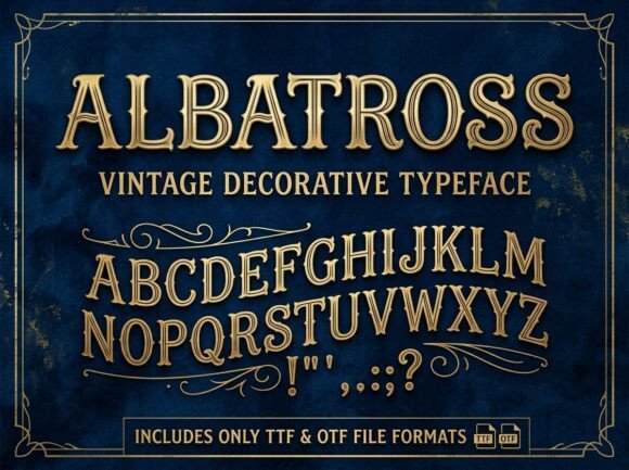 Albatross: A Timeless Vintage Typeface