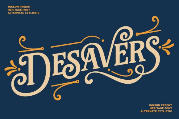 Desavers: A Timeless Serif for Modern Design