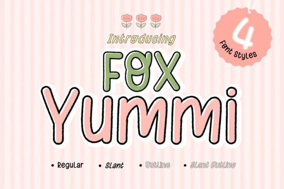 Discover the Charm of Fox Yummi: A Playful Font for Creative Projects