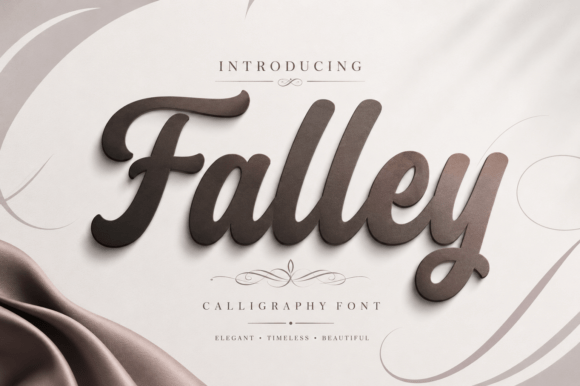 Exploring the Artistry of Falley: A Modern Calligraphy Font for Contemporary Design