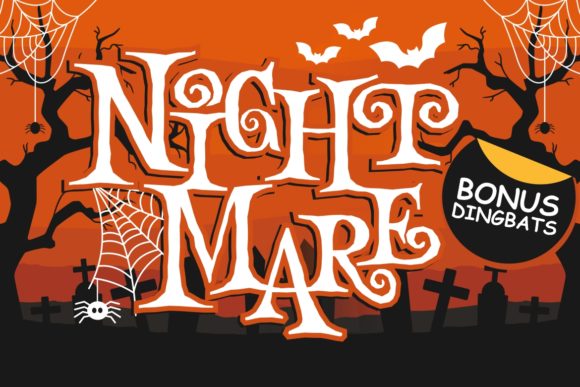 Exploring the Night Mare Font: A Unique Blend of Horror and Playfulness