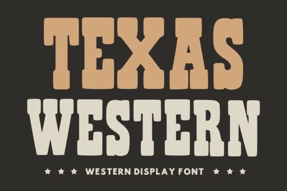 Exploring the Rugged Charm of Texas Western Display Font