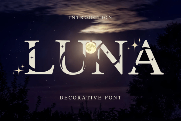 Luna Font: A Celestial Elegance for Modern Design