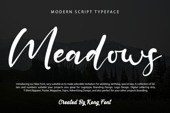 Meadows Font: A Stylish Choice for Creative Expression
