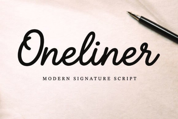 Oneliner: The Modern Font That Elevates Design with Elegance and Simplicity