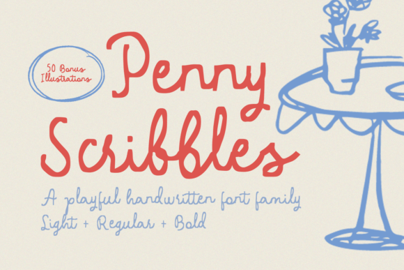 Penny Scribbles: A Playful Font for Creative Designs