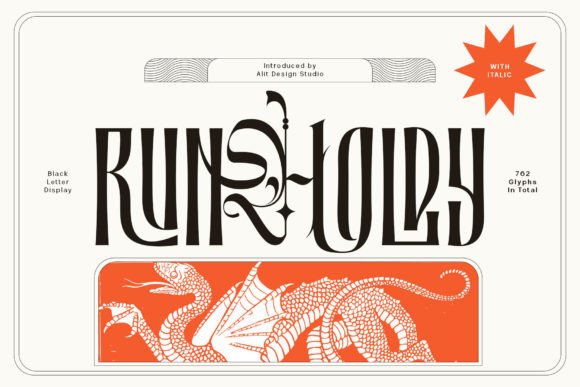 Runholdy: A Bold Statement in Modern Typography