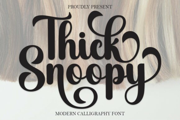 Thick Snoopy: A Timeless Script Font for Modern Design