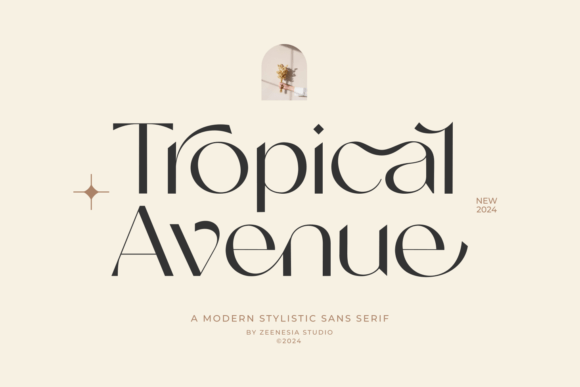 Tropical Avenue Font: A Stylish Choice for Modern Design