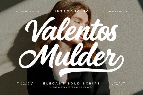 Valentos Mulder: A Bold Script Typeface for Modern Design