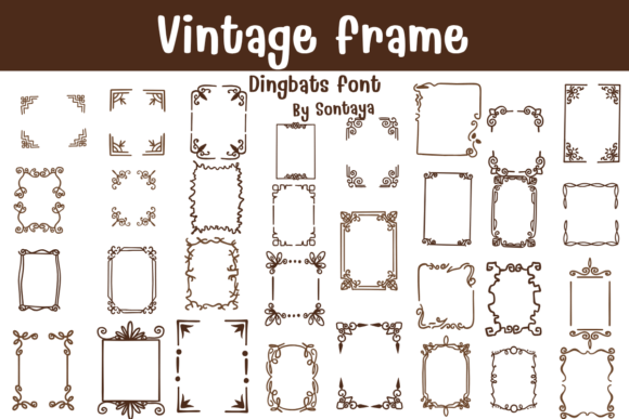 Vintage Frame Fonts and Their Role in Modern Design Workflows
