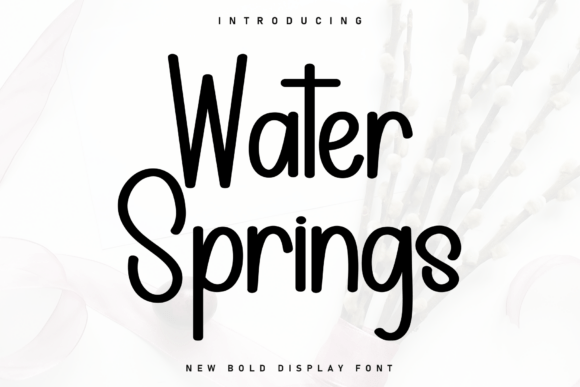 Water Springs: A Handwritten Font with a Unique Personality